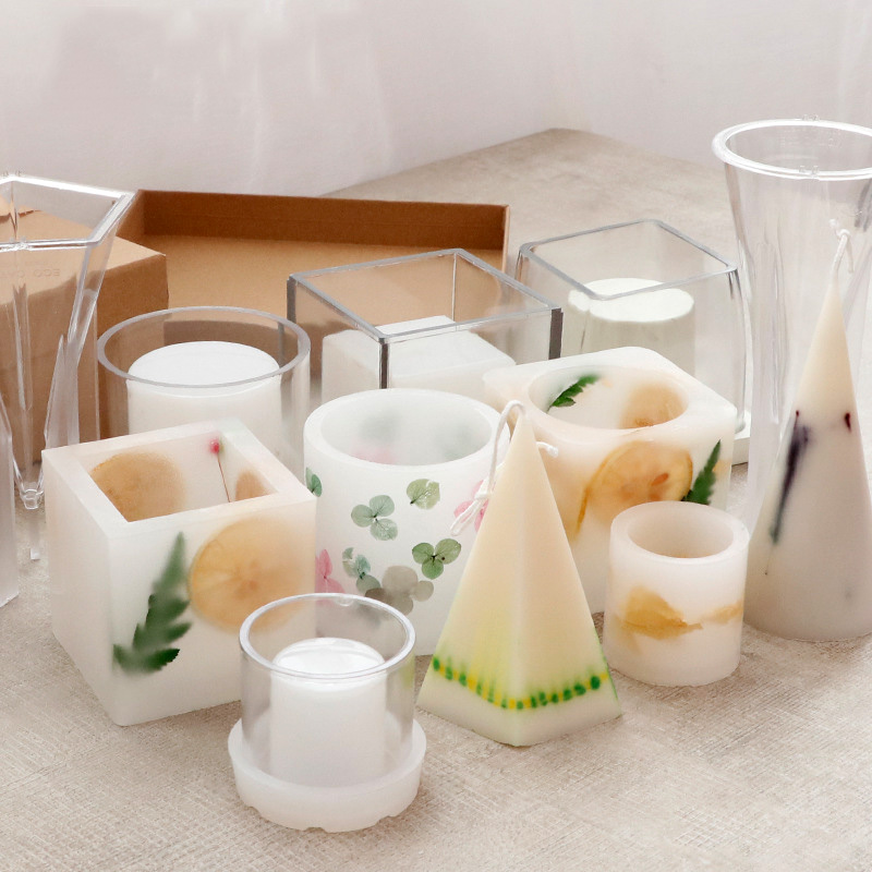 Candle Vessel Supplies - Windproof Candle Cup Acrylic Molds,Internal Combustion