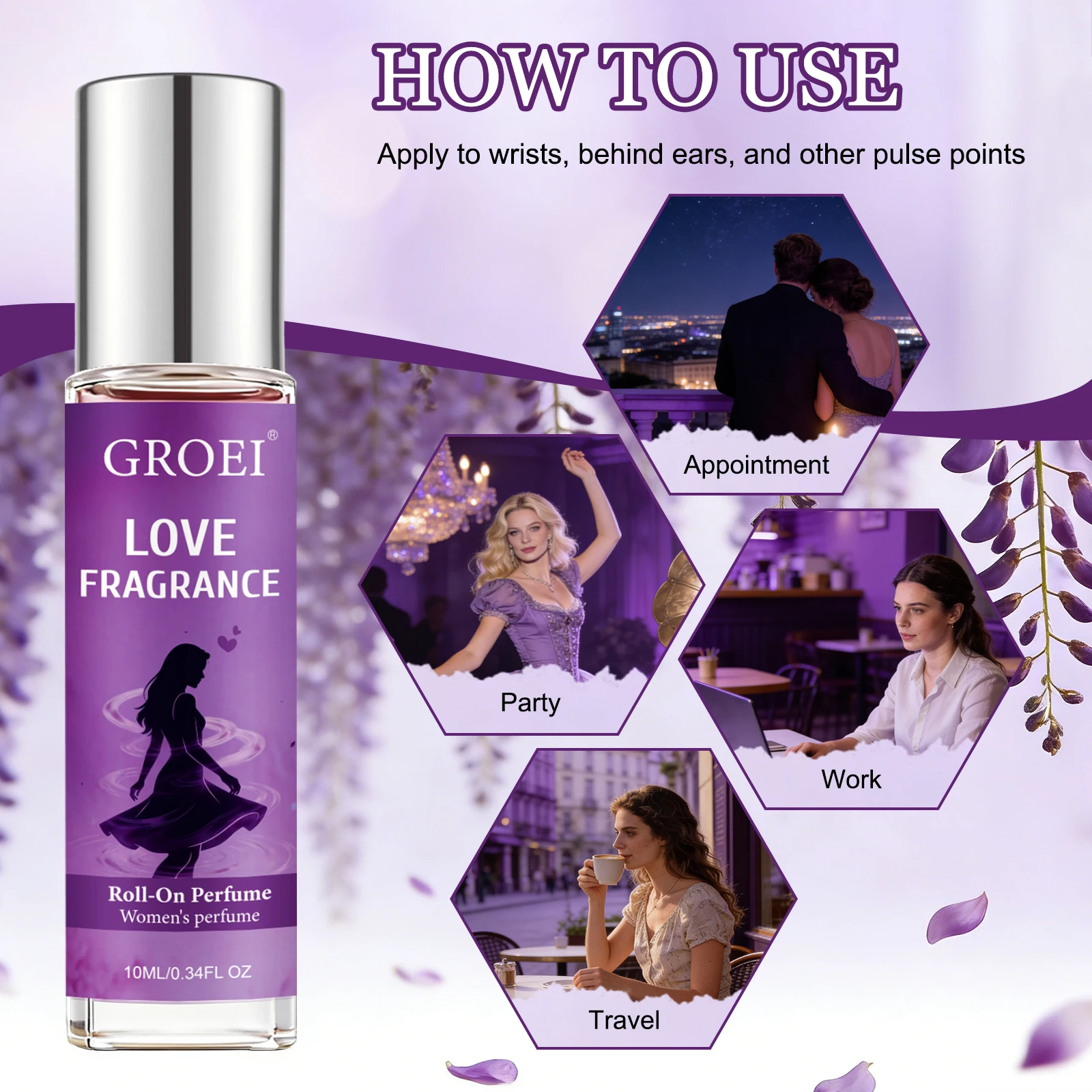 10ml GROEI Women Roll On Perfu - Fragrance Oil 10Ml 评论和价格