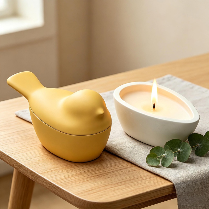 Creative Bird Shape Candle Jar - Candle Vessel Supplies 评论和价格