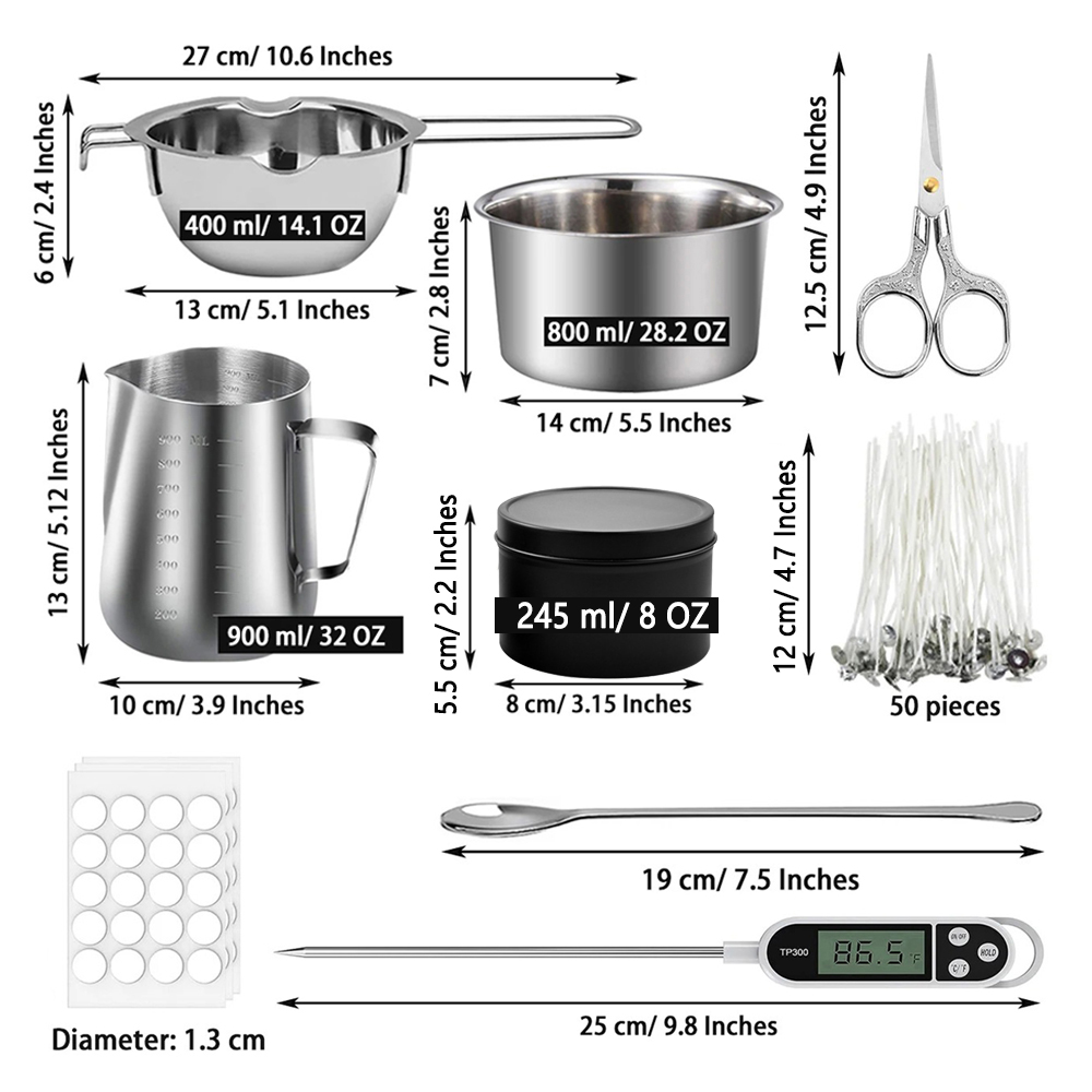 Glintmos DIY Candle Making Kit - Candle Supplies In 评论和价格