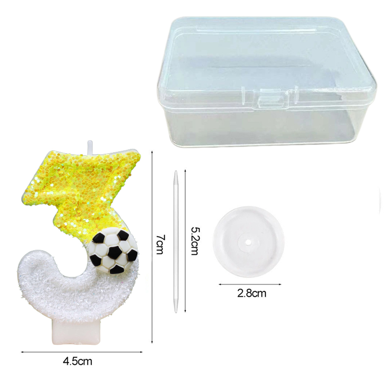 Yellow White Sequins Sports Fo - Candle Supplies In 评论和价格