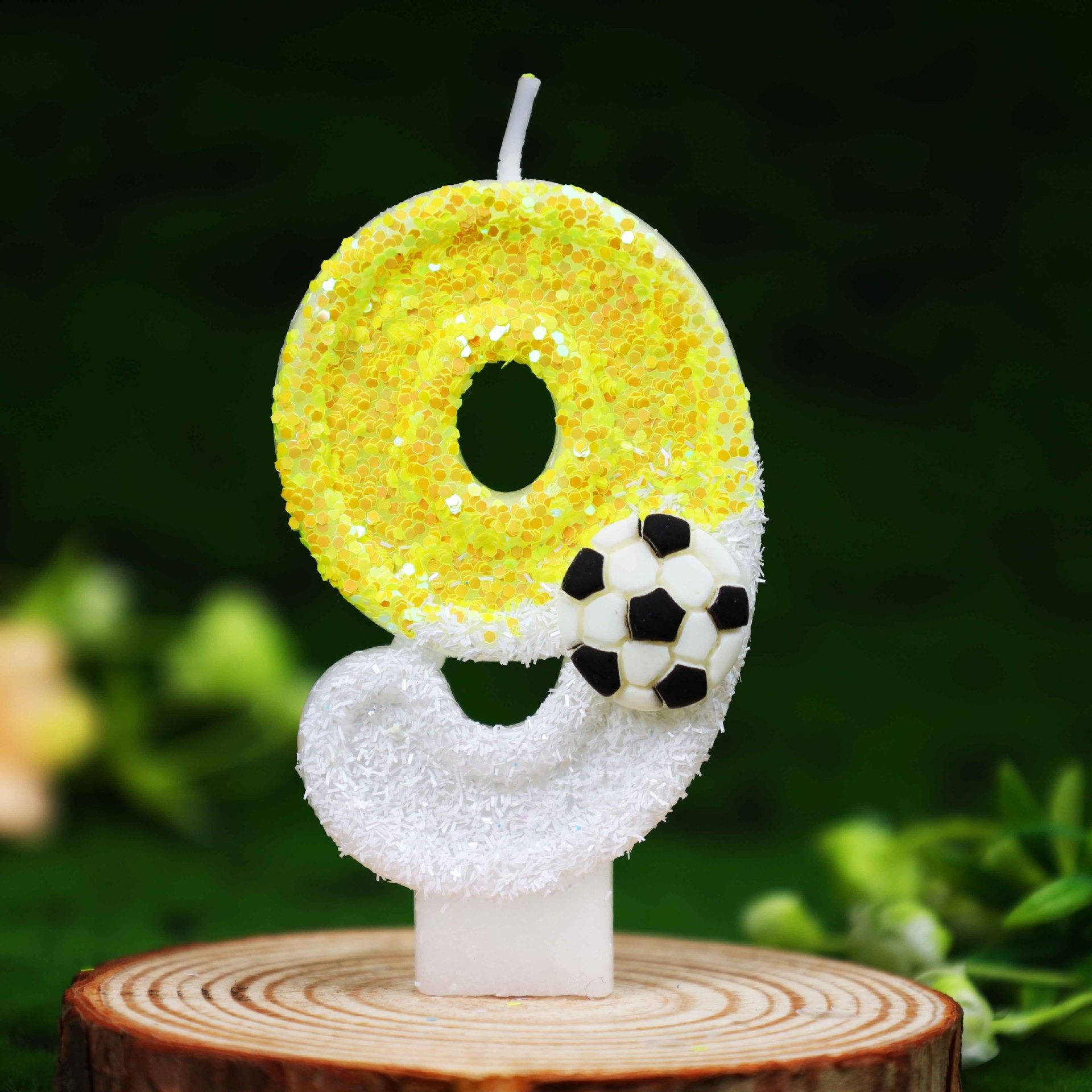 Yellow White Sequins Sports Fo - Candle Supplies In 评论和价格