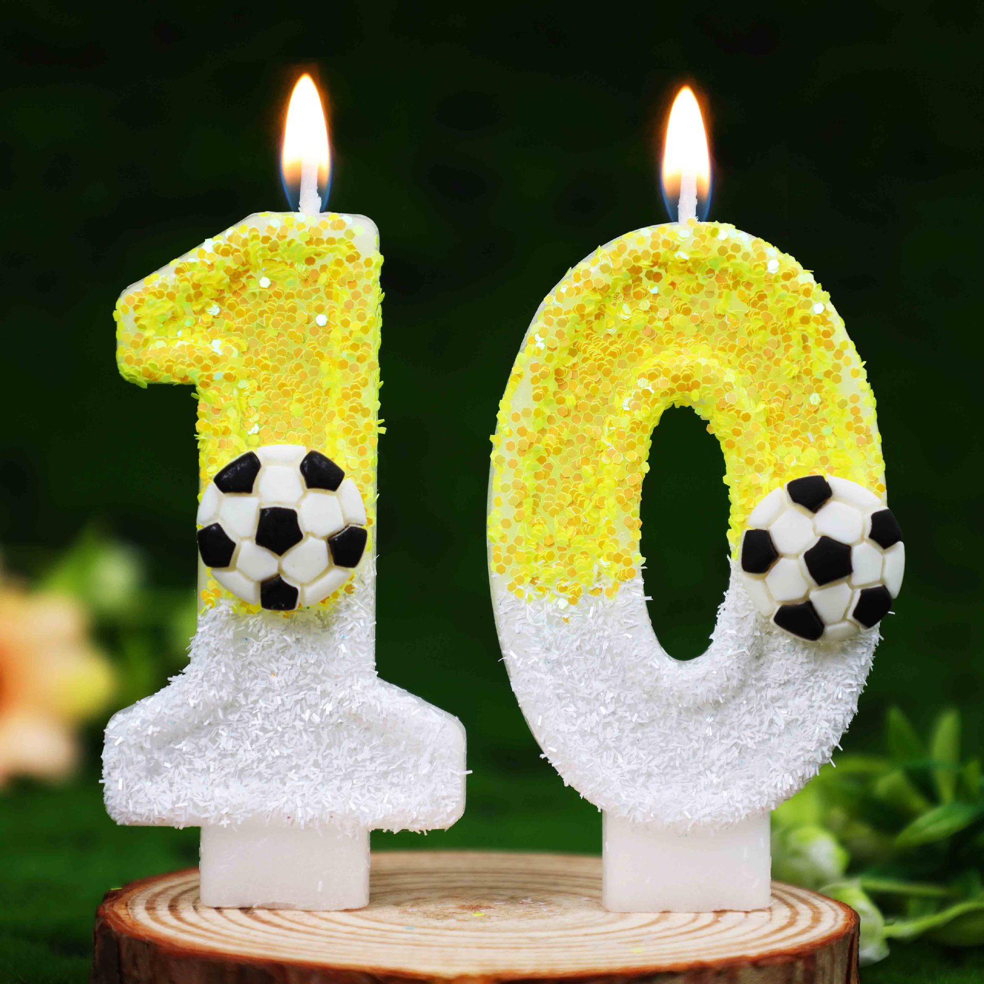 Yellow White Sequins Sports Fo - Candle Supplies In 评论和价格