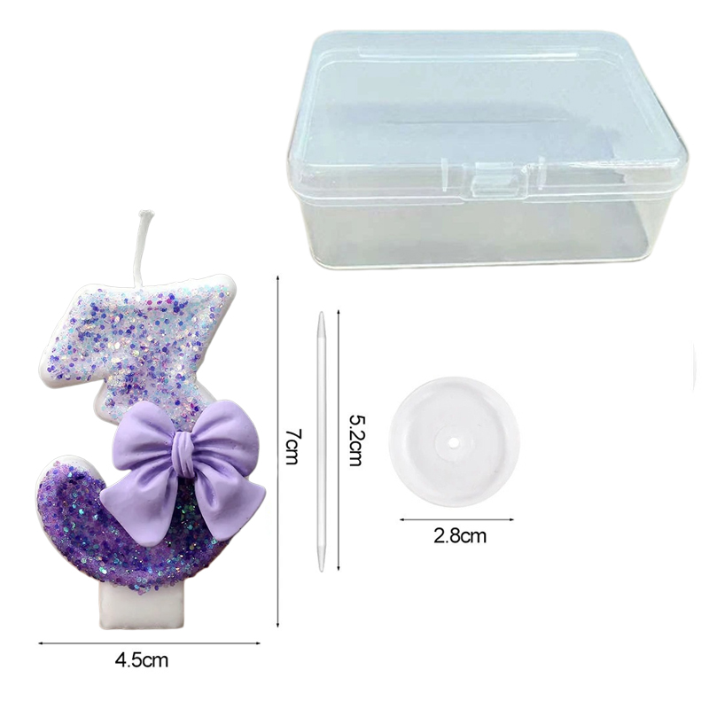 Creative Glitter Gradual Purpl - Candle Supplies In 评论和价格