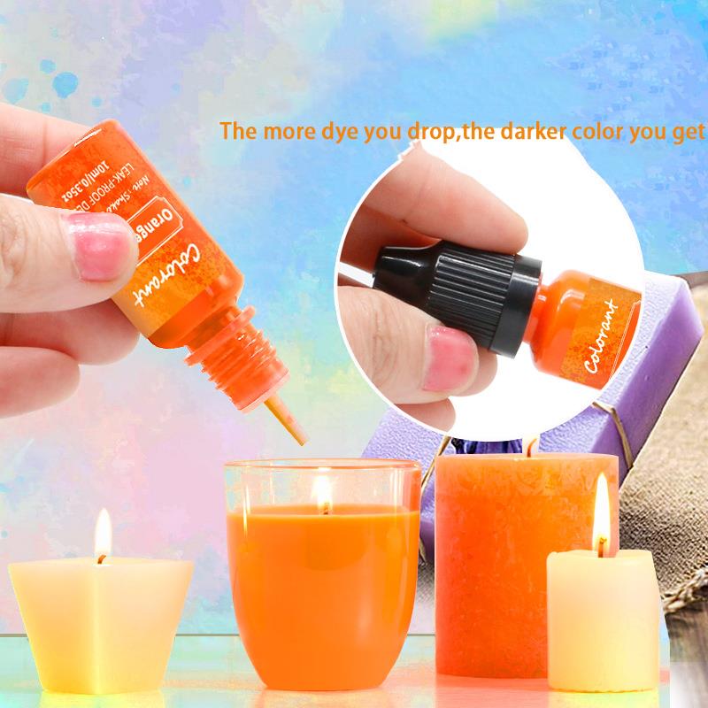 20 Colors 10ml Candle Wax Pigm - Candle Supplies Beeswax 评论和价格