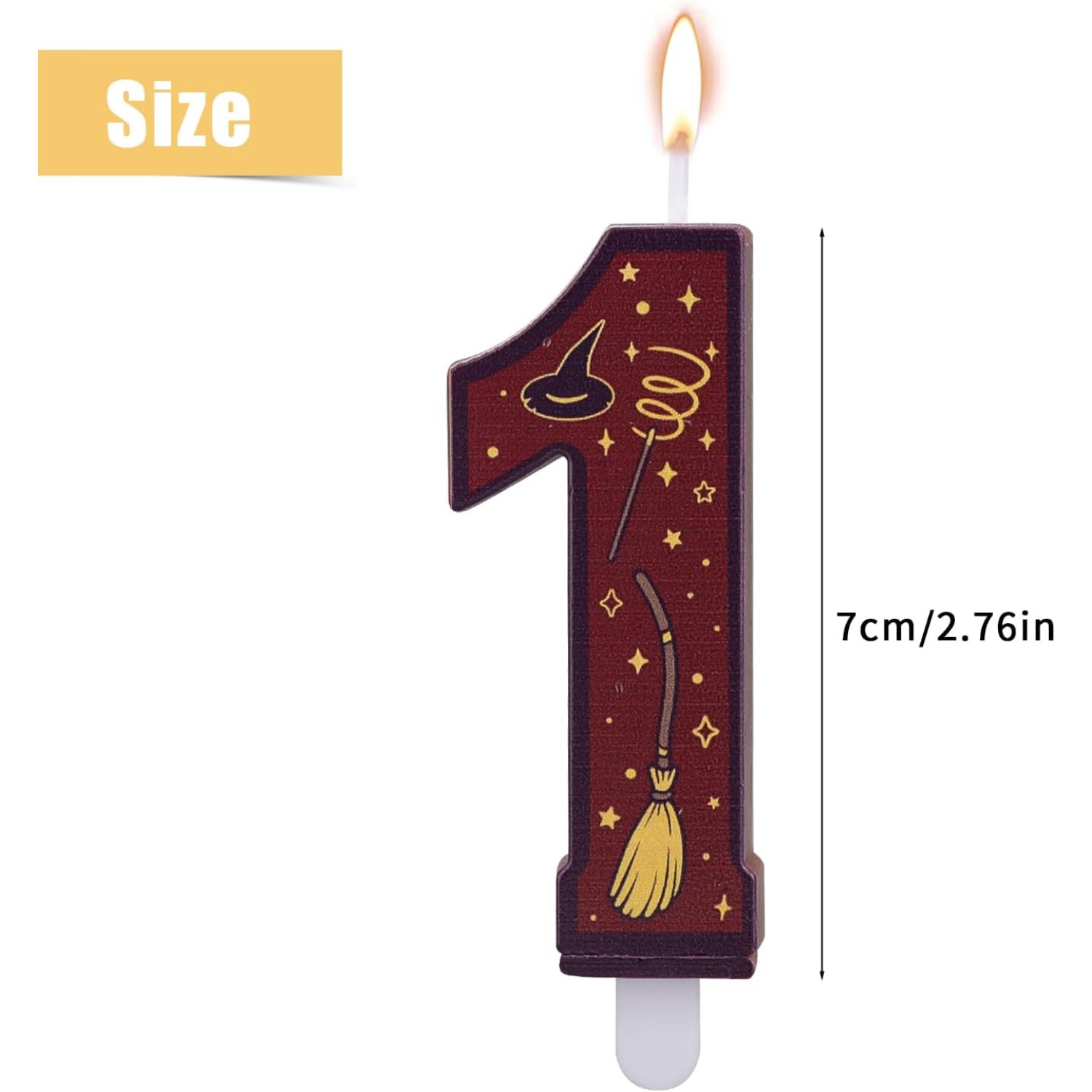 1 Set Number 0-9 Magical Theme - Candle Supplies In 评论和价格