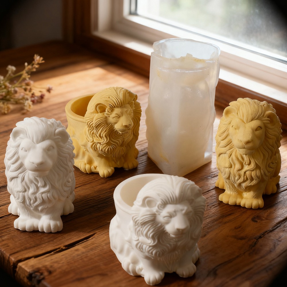 Lion Pot Silicone Molds Handma - Candle Vessel Supplies 评论和价格