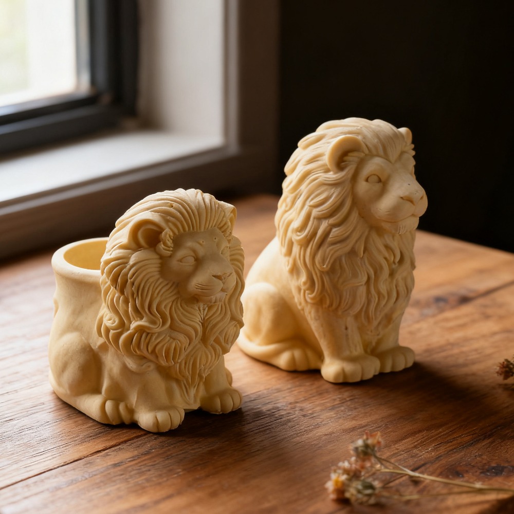 Lion Pot Silicone Molds Handma - Candle Vessel Supplies 评论和价格