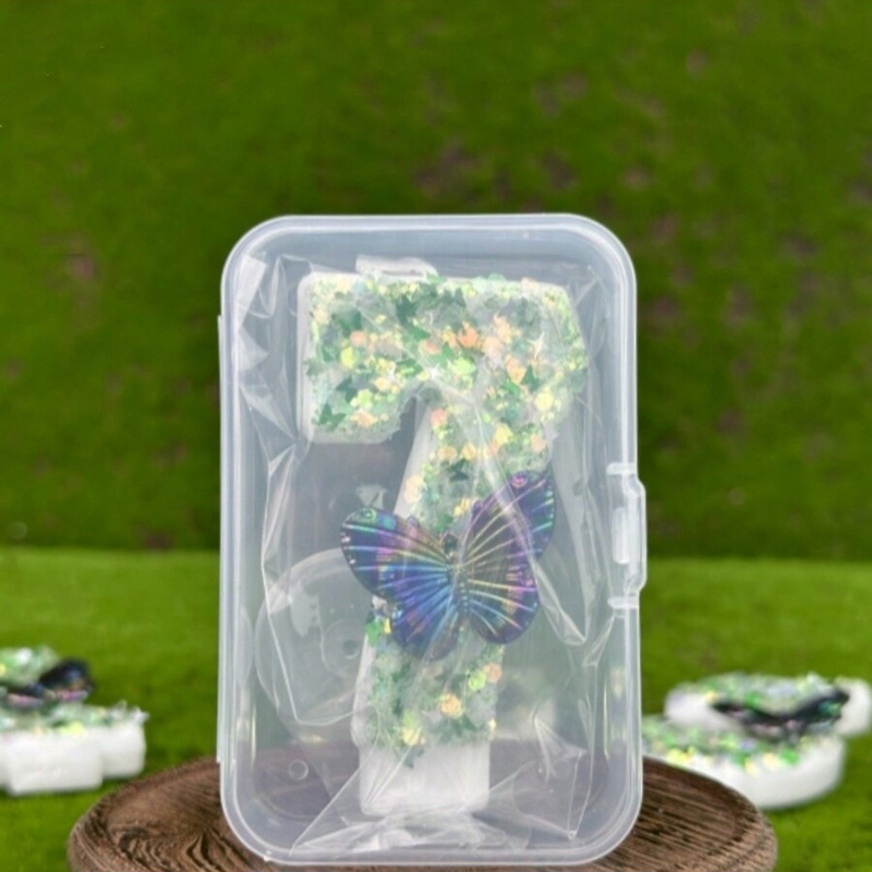 1Pc Green Sequins Number 0-9 B - Candle Supplies In 评论和价格