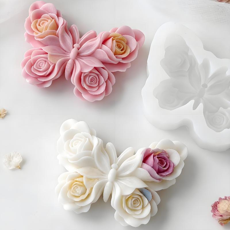 DIY Rose Butterfly Form Silico - Candle Supplies In 评论和价格