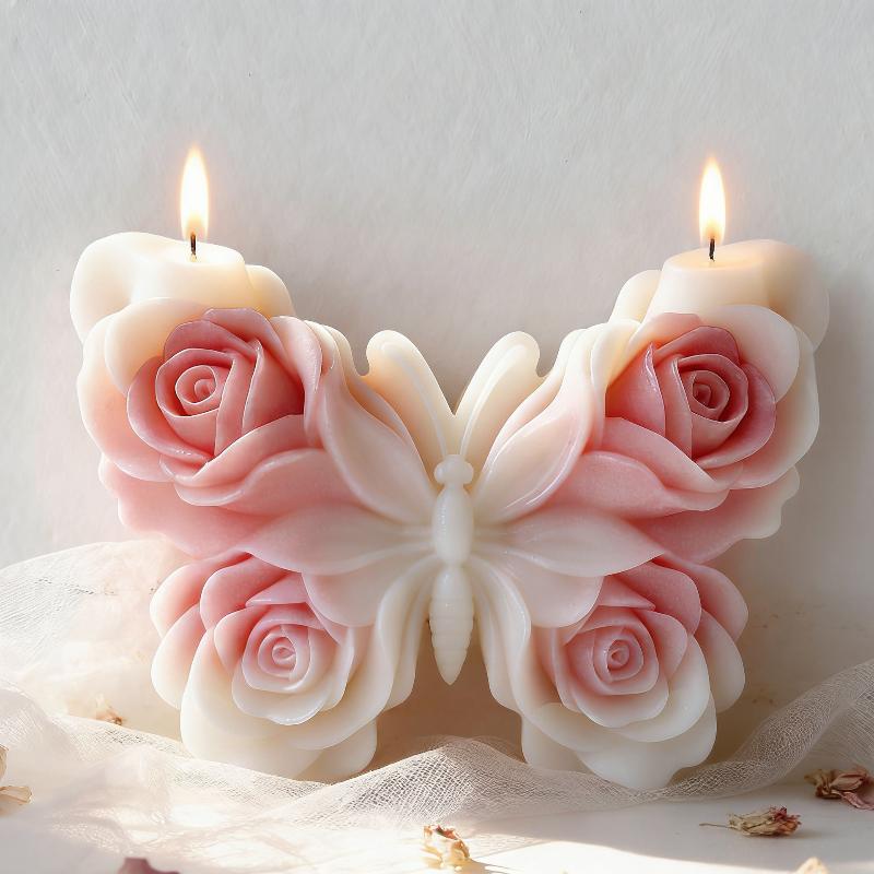 DIY Rose Butterfly Form Silico - Candle Supplies In 评论和价格