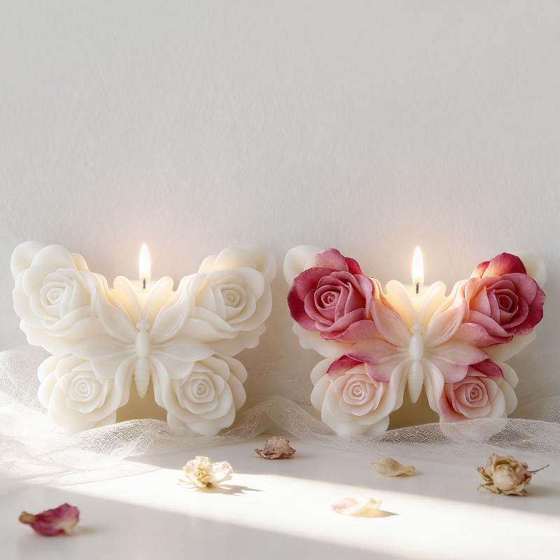 DIY Rose Butterfly Form Silico - Candle Supplies In 评论和价格