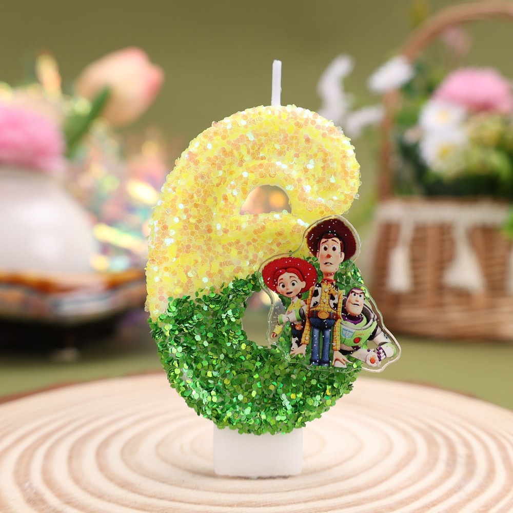 Hot Cute Cartoon T-O-Y Story D - Candle Supplies In 评论和价格