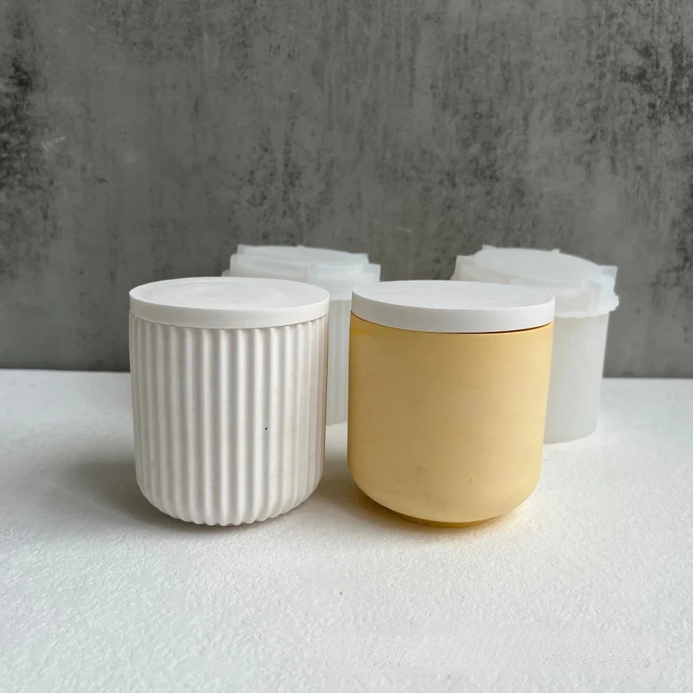 Silicone Mold for Striped Roun - Candle Vessel Supplies 评论和价格