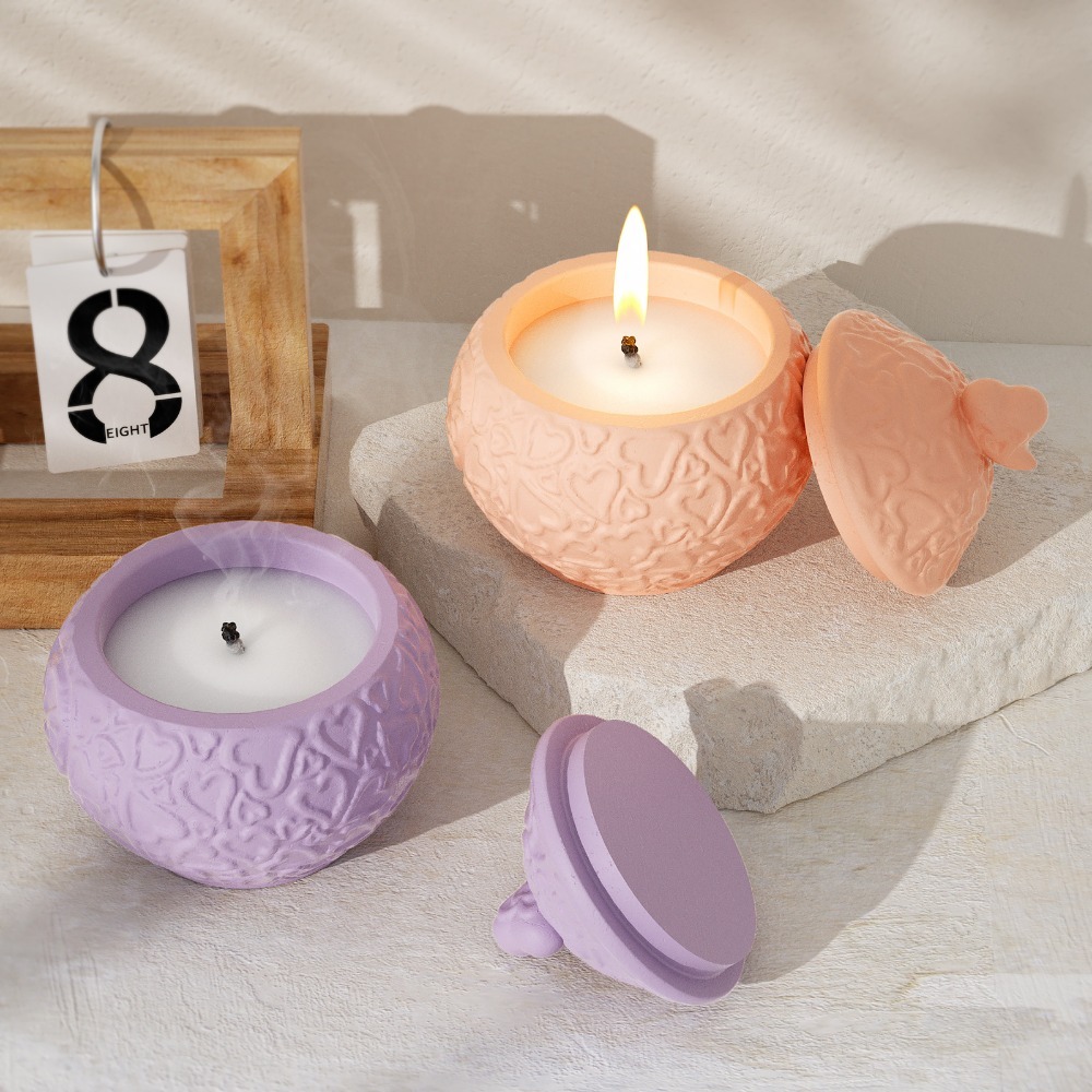 Floral Embossed Storage Box wi - Candle Vessel Supplies 评论和价格